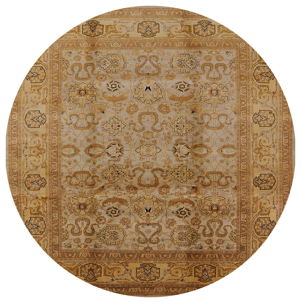Ahgly Company Indoor Round Mid-Century Modern Area Rugs, 7' Round