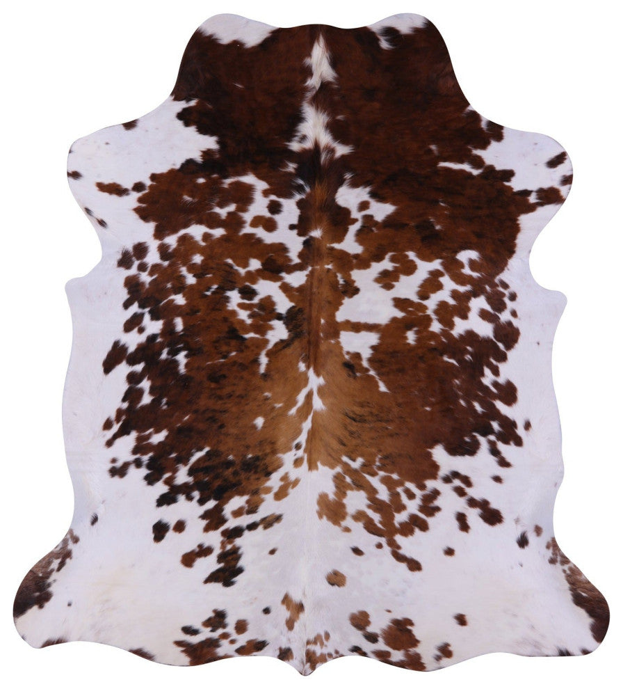 6' 7" X 6' 1" Natural Cowhide Rug C2193