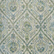 3' X 5' Green And Ivory Ogee Area Rug
