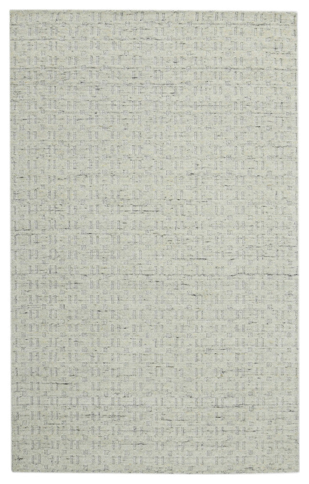 Houston Aliya Area Rug, White, 3'6" x 5'6", Geometric