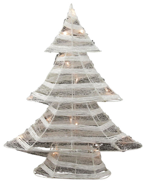 Battery Operated LED Christmas Tree Decoration, 24.5"