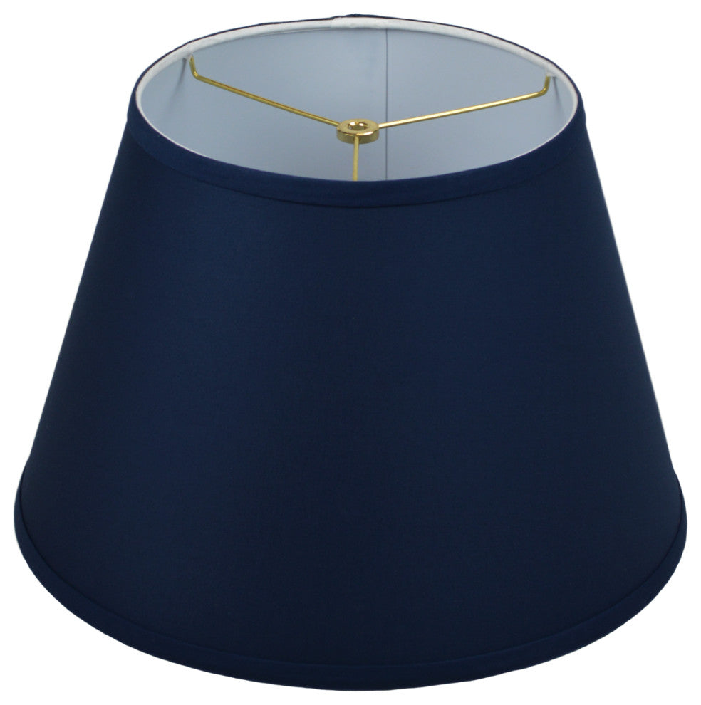 Fenchel Shades 10"x16"x11" Empire Shade, Linen Navy