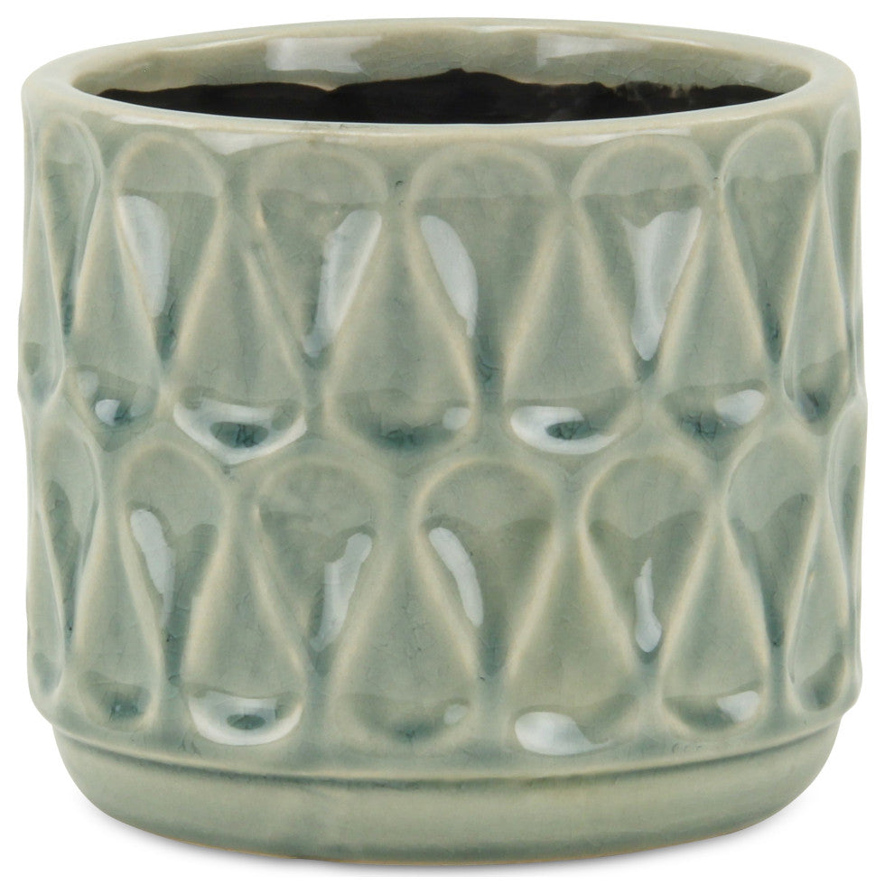 Lacrima Green Droplet Pot