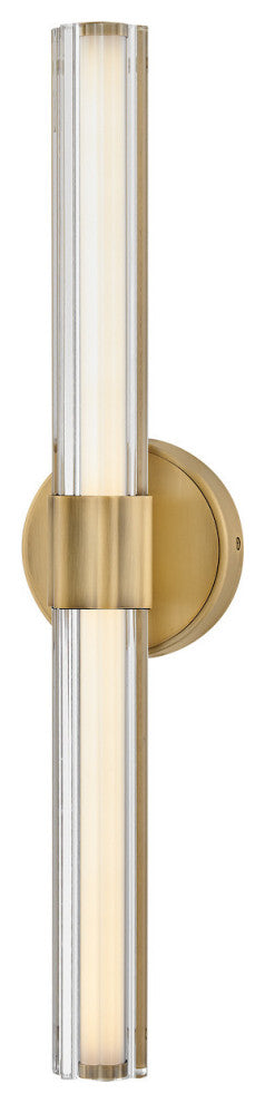 Hinkley Georgette Medium Led Vanity, Lacquered Brass