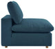 Commix Down Filled Overstuffed 6-Piece Sectional Sofa, Azure