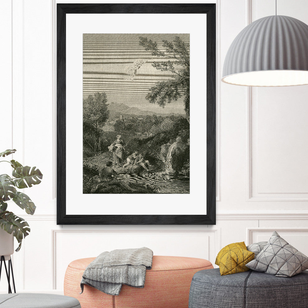 "The Spring Head" Matted and Framed, 52" X 36"