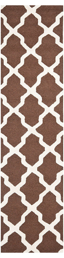 Safavieh Cambridge Cam121H Dark Brown, Ivory Area Rug