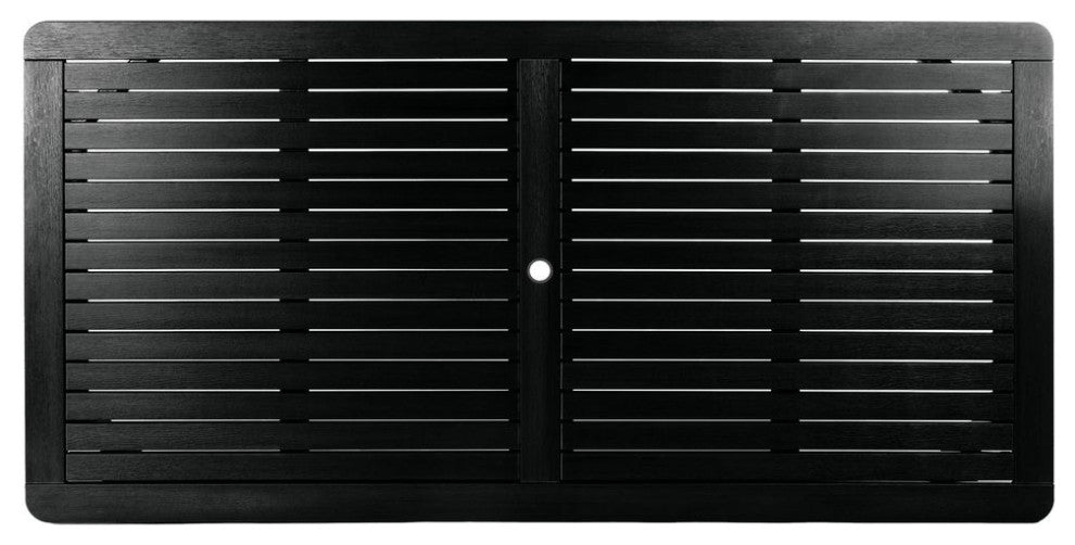 Hamilton 7-Piece Rectangle Dining Set, Black