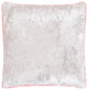 Surya Pixel PXL-001 20"x20" Pillow Cover, Ivory/Bright Pink