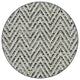 Couristan Tortola Indoor/Outdoor Accent Rugs - 50+ Custom Sizes, Gun Metal, Round 11'