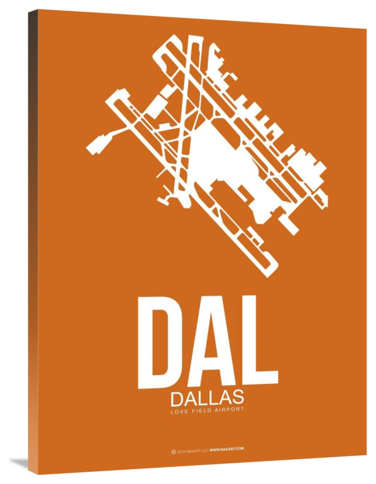 "DAL Dallas Poster 2" Fine Art Print