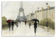 36" Parisian Rainy Day Canvas Wall Art