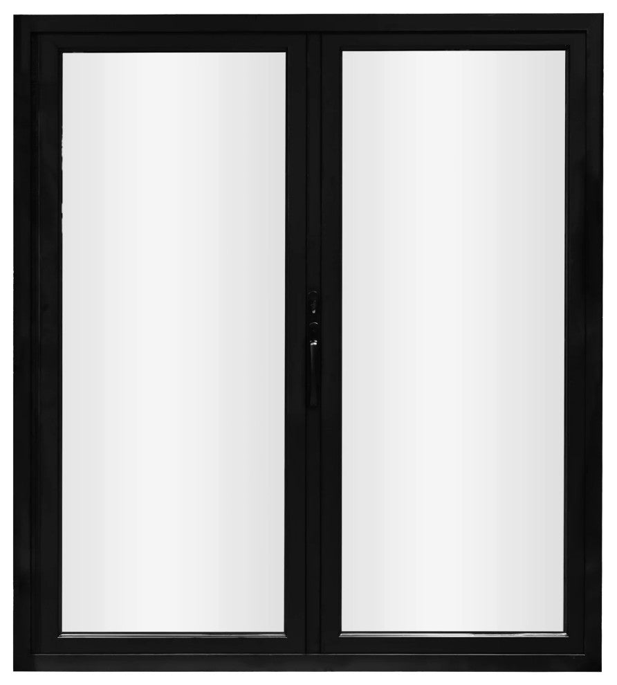 Patio Bi-Fold Door Open Right to Left 72"x96", 2-panel, Black Color, Low E Glass