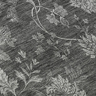 Premium Machine Washable Mayfield AMF680 Gray 8' x 8' Round Rug