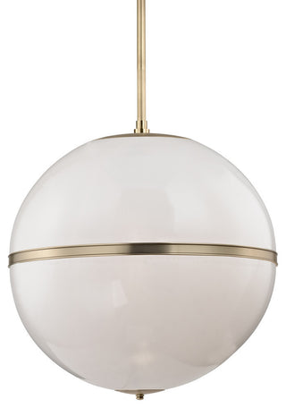 Brian Patrick Flynn for Crystorama Truax 3-Light Aged Brass Chandelier, Aged Bra
