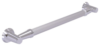 32" Reeded Grab Bar, Satin Chrome