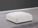 Ease Upholstered Ottoman, Cream