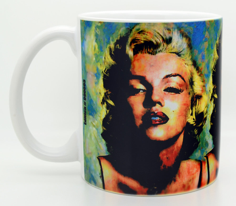 Marilyn Monroe "Insatiable" Mug Art by Mark Lewis