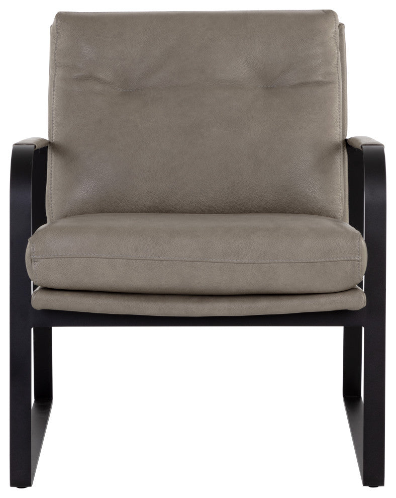 Sterling Lounge Chair Missouri Stone Leather