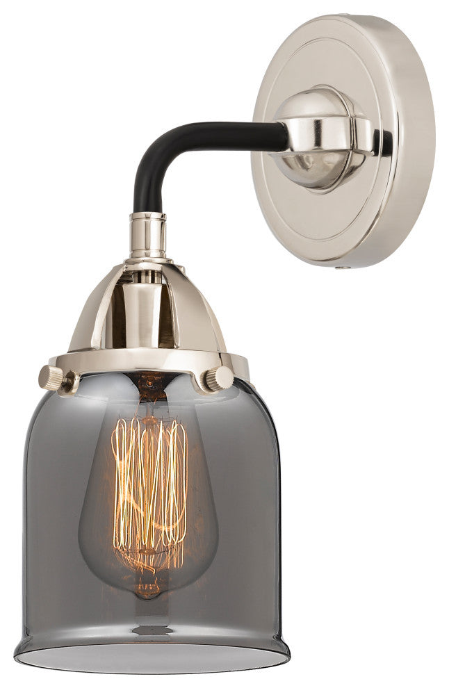 Small Bell Sconce, Black Polished Nickel, Plated Smoke, Plated Smoke