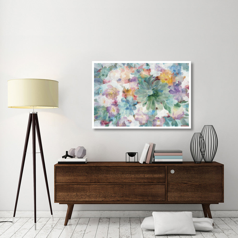 "Succulent Florals" Digital Paper Print by Danhui Nai, 50"x34"
