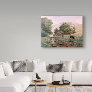 Bill Makinson 'Grazing' Canvas Art, 32"x24"