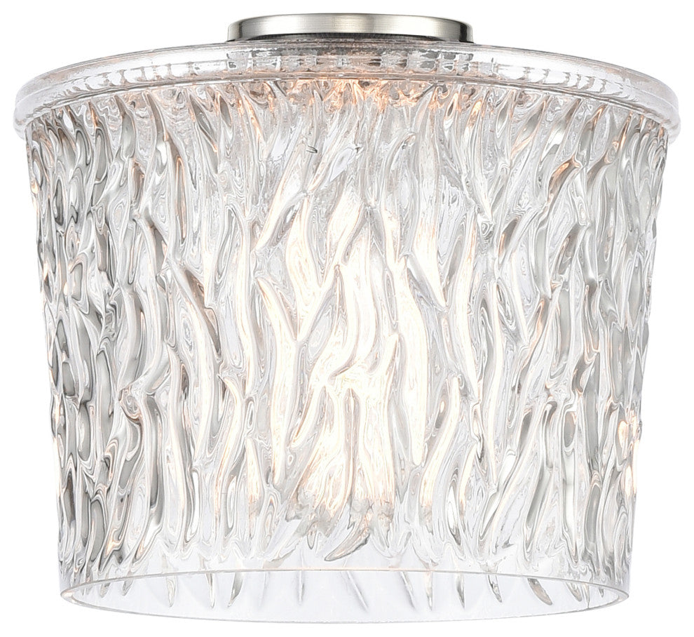 Niagra 34" Bath Vanity Light, Matte Black, Clear Shade