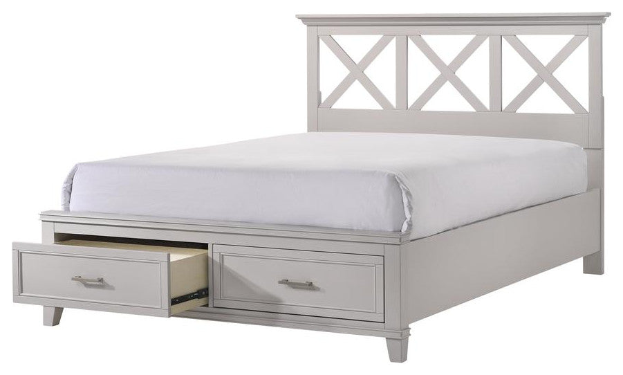 Gray Nova Ii King X Storage Bed
