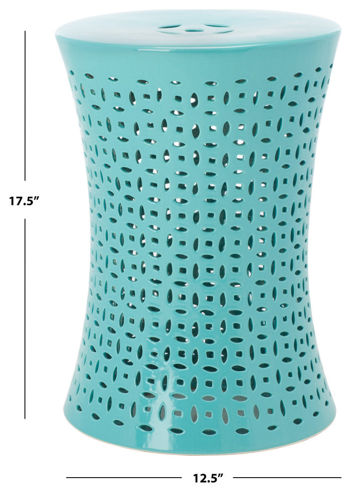 Safavieh Camilla Garden Stool, Aqua