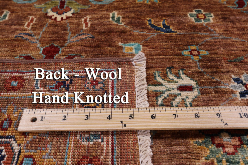 5' 1" X 6' 8" Handmade Persian Tabriz Wool Rug - Q12524
