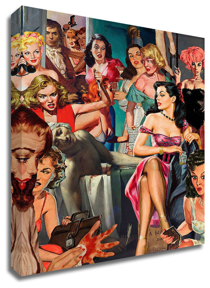 Artist in Hallway by Barry Kite, Print on Canvas, Ready to Hang