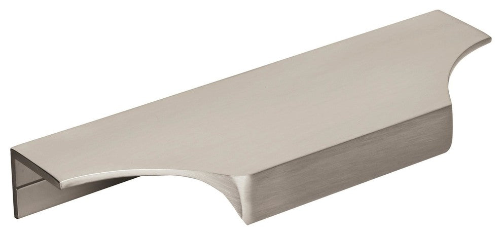 Extent 4-9/16" CTC Cabinet Edge Pull, Satin Nickel