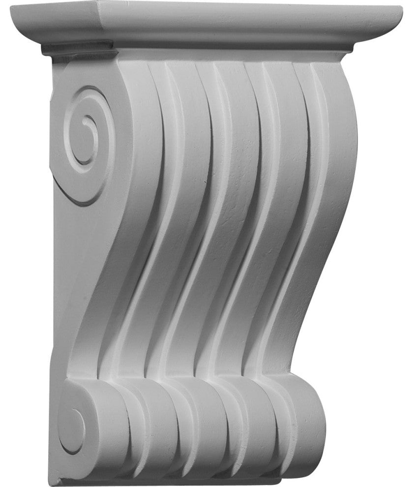 6 1/2"W x 3 3/8"D x 9"H Leandros Corbel