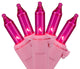 100ct Pink Mini Valentine's Day Light Set 20' Pink Wire
