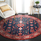My Magic Carpet Ramage Indigo Rug, 6'x6'