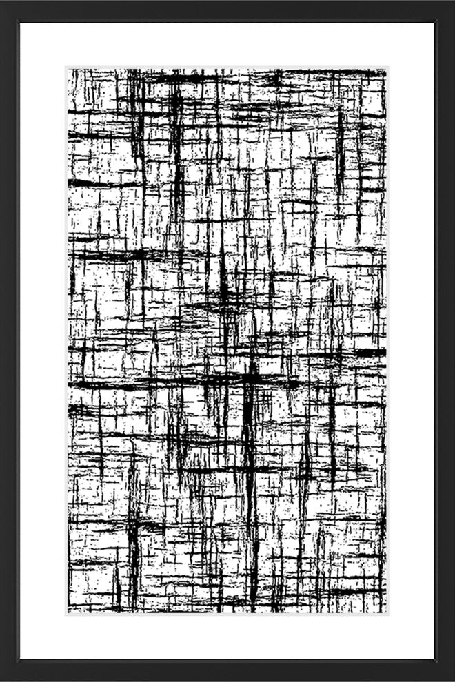 "Aesthetic Singularity" Framed Painting Print, 12"x18"