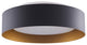 Lynch Black and Gold Flush Mount Ceiling Light
