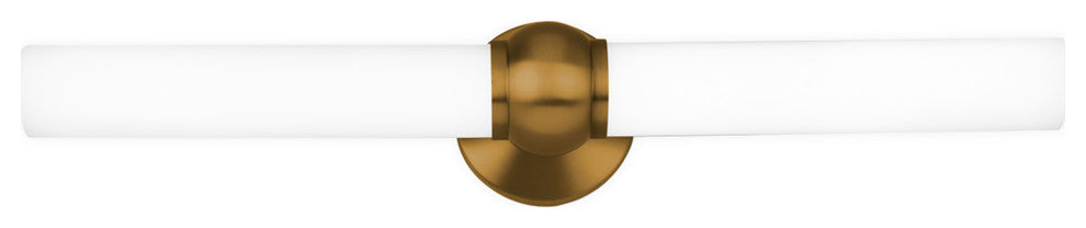 Juliet LED Bathroom Vanity/Wall Light 3000K, Aged Brass, 27"