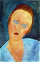 Amedeo Modigliani Portrait of Madame Survage, 18"x27" Wall Decal