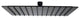 10-12 Inch High Pressure Shower Head Stainless Steel Ultra-Thin Rain Showerheads, Matte Black, 12 Inches, Square
