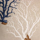 Pillow Decor - Blue Coral 21 x 21 Decorative Pillow