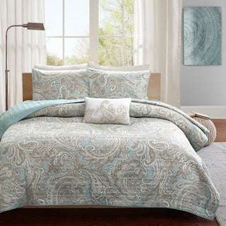 Madison Park Printed Coverlet Set, Full/Queen
