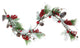68" Frosted and Flocked Christmas Garland