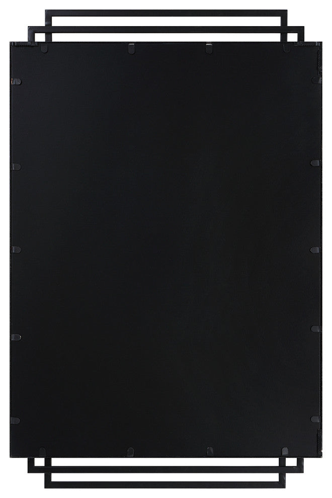 Uttermost Amherst Black Iron Mirror