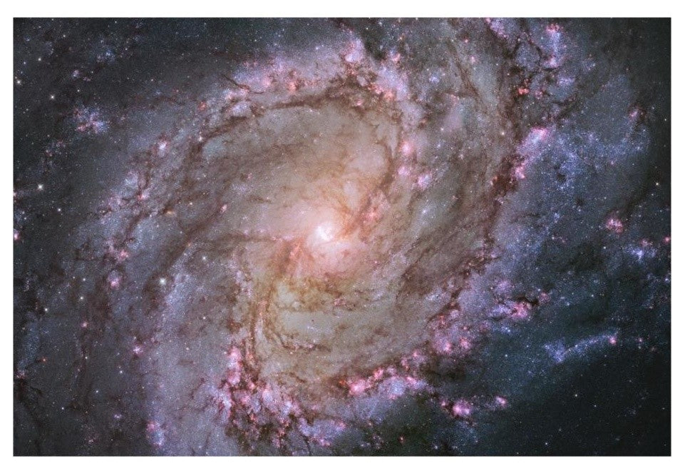 "M83 - Spiral Galaxy" Digital Paper Print by NASA, 26"x18"