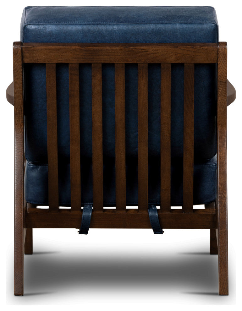 Poly and Bark Verity Lounge Chair, Midnight Blue