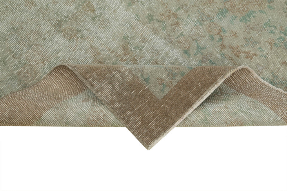 Rug N Carpet - Handmade Oriental 3' 7" x 6' 5" Faded Small Area Rug