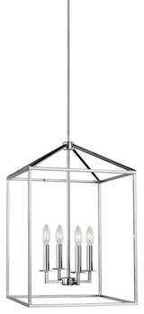 Perryton Medium 4-Light Hall/Foyer, Chrome