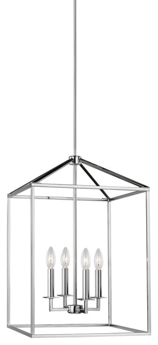 Perryton Medium 4-Light Hall/Foyer, Chrome