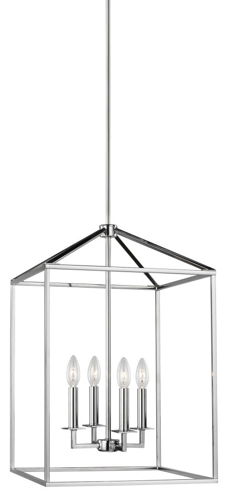 Perryton Medium 4-Light Hall/Foyer, Chrome